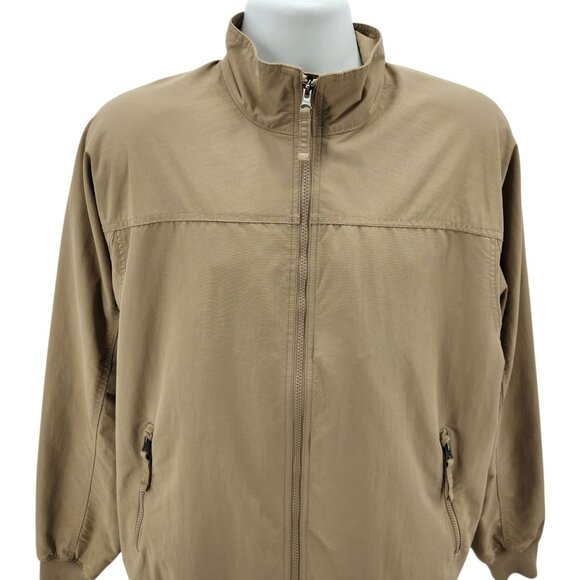 Duluth Trading Co Mens Medium Jacket Lightweight Grab Jacket Nylon Khaki Outdoor - Picture 2 of 10